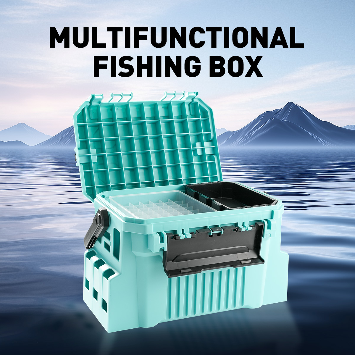 20L FIshing tackle box with eg - Fishing Kayak Crate 评论和价格