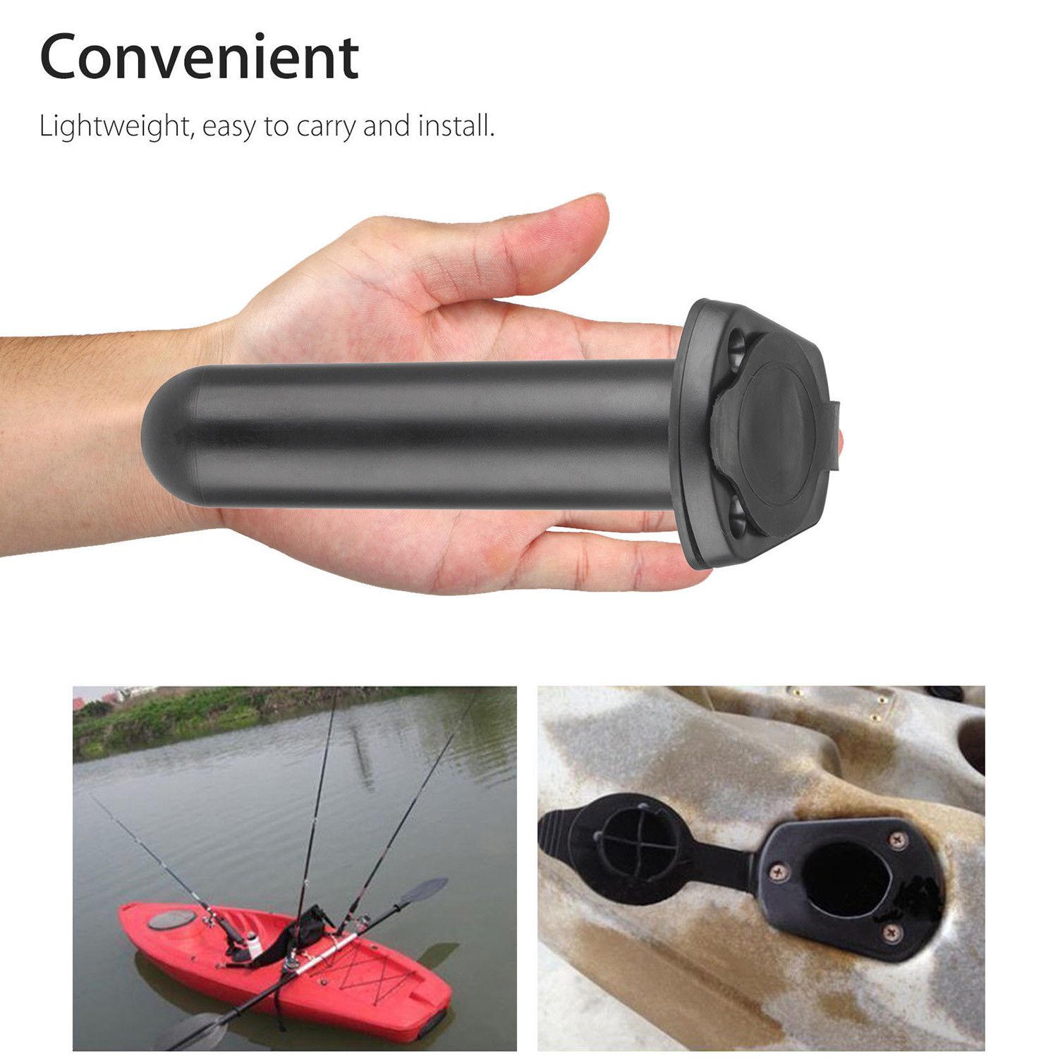 ABME 1Pcs Flush Mount Fishing  - Fishing Kayak Rod Holder 评论和价格